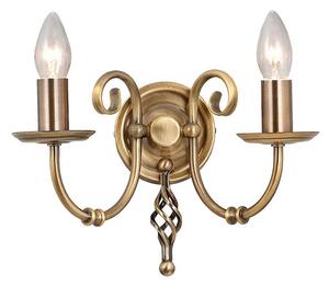 Elstead klasszikus fali lámpa artisan antik sárgaréz elsart2-agd-brass