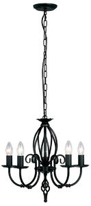 Elstead klasszikus csillár artisan fekete elsart5-black
