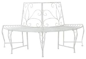 VidaXL Fa körüli pad 4 személyes 160 x 80 x 89 cm Acél
