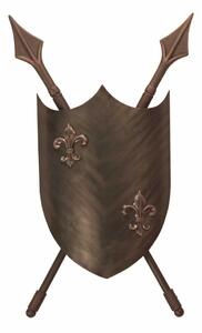 Elstead klasszikus vintage fali lámpa crusader barna elscrusader-w-l