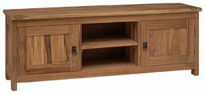 VidaXL TV-szekrény 110 x 30 x 40 cm Természetes Tömör Teakfa