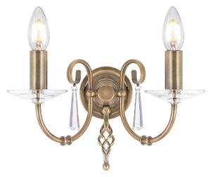 Elstead klasszikus fali lámpa aegean sárgaréz elsag2-aged-brass
