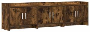VidaXL TV szekrény 168 x 33 x 47 cm Füstös Tölgy Szerelt Fa