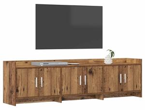 VidaXL TV szekrény 168 x 33 x 47 cm Antik Fa Szerelt Fa