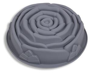 21 cm-es rózsa alakú szilikon tortaforma