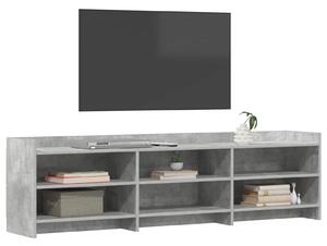 VidaXL TV szekrény 168 x 33 x 47 cm Betonszürke Szerelt Fa