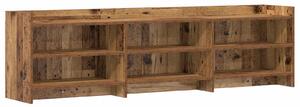 VidaXL TV szekrény 168 x 33 x 47 cm Antik Fa Szerelt Fa