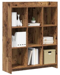VidaXL Könyvszekrény Antik Fa 87,5 x 30 x 111 cm Szerelt Fa