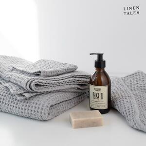 Világosszürke törölköző és fürdőlepedő készlet 3 db-os Honeycomb – Linen Tales