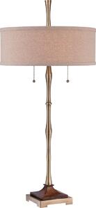 Quoizel klasszikus asztali lámpa hickman antik bronz elsqzs-ckhm1879t