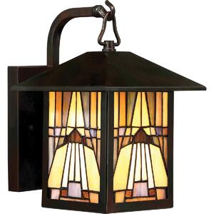 Quoizel klasszikus tiffany kültéri fali lámpa inglenook barna elsqz-inglenook2-s IP44