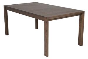 Asztal Dallas 120, Sötét tölgy, 75x95x170cm, Hosszabbíthatóság, Asztallap anyaga, Váz anyaga, Tölgy