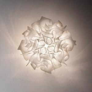 Slamp Veli Couture Medium lámpa feh. Ø53cm, dimmelhető, Fehér / opál, Nappali / Étkező, Műanyag, Dizájn