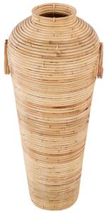 Rattan Dekor váza 70 cm Természetes ELATIA