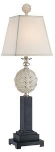 Quoizel glamour klasszikus asztali lámpa palmetta fehér fekete shabby chic elsqz/palmetta/tl