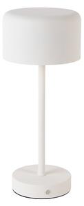Modern asztali lámpa fehér újratölthető - Poppie