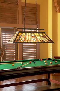 Quoizel klasszikus tiffany csillár inglenook antik bronz színezett elsqz-inglenook-isle