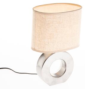 Modern asztali lámpa bézs acéllal - Tohu