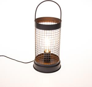 Moderne tafellamp grijs 44 cm E27 - Horario
