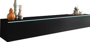 LOWBOARD D 180 TV asztal, 180x30x32, fekete grafit