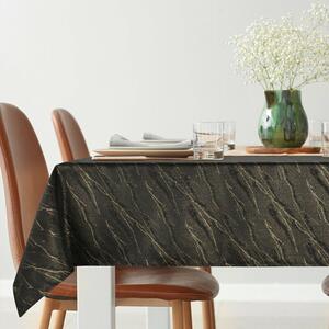 Suzana márvány mintás asztalterítő Fekete 140x180 cm