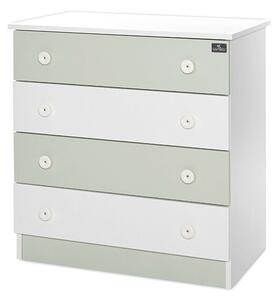 Lorelli Komód - White &amp; Milky Green