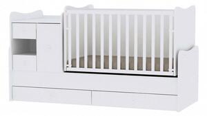 Lorelli MiniMax kombi ágy 72x190 - White / Fehér