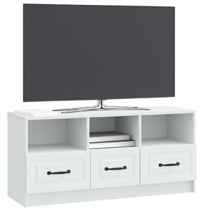 VidaXL TV szekrény fiókkal Fehér 102 x 34,5 x 47 cm Szerelt Fa