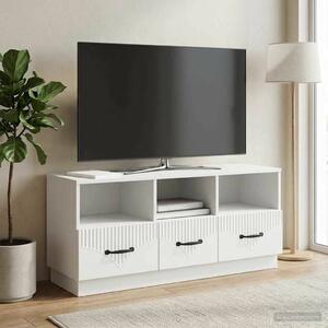 VidaXL TV szekrény fiókkal Fehér 102 x 34,5 x 47 cm Szerelt Fa