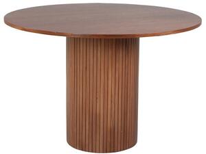 Asztal Dallas 1715, Dió, 75cm, Természetes fa furnér, Közepes sűrűségű farostlemez, Közepes sűrűségű farostlemez, Természetes fa furnér