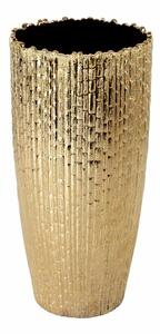 Avi kerámia váza Arany 17x17x35 cm