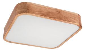 Lamkur Mennyezeti lámpa OAK SQUARE 4xE27/15W/230V 45x45 cm tölgy LA48888
