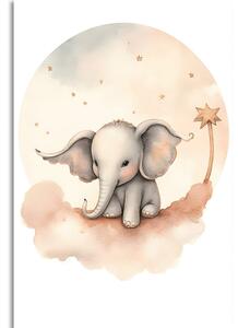 Kép álmodozó elefánt