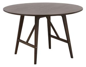 Asztal Dallas 3863, Sötét barna, 75cm, Közepes sűrűségű farostlemez, Váz anyaga, Kaucsuk