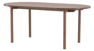 Asztal Dallas 4094, Barna, 75x90x180cm, Közepes sűrűségű farostlemez, Fém
