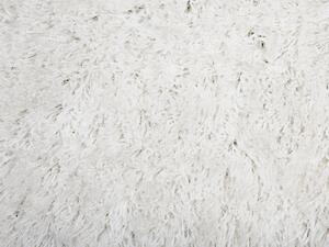Fehér Shaggy Szövet Szőnyeg 80 x 150 cm CIDE