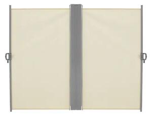 Luaro oldalsó teraszárnyékoló, feltekerhető paraván 180×620 cm bézs