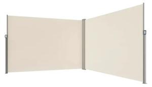 Luaro oldalsó teraszárnyékoló, feltekerhető paraván 180×620 cm bézs