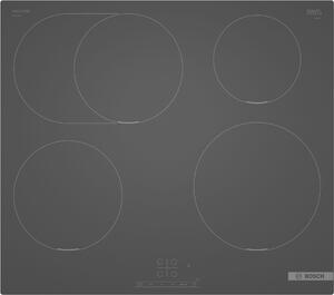 Bosch Serie 4, Indukciós főzőlap, 60 cm, Matt fekete, munkapultra építhető keret nélkül, PIF61ABB5E