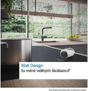 Bosch Serie 4, Indukciós főzőlap, beépített elszívóval, 80 cm, Matt fekete, munkapultra építhető keret nélkül, PVS81AB16E