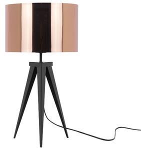 Rézszínű fém asztali lámpa 55 cm STILETTO