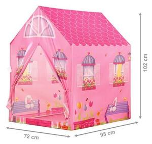Gyermek játszósátor Barbie ház kialakítással