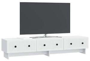 VidaXL TV szekrény fiókkal Fehér 147 x 34,5 x 30 cm Szerelt Fa