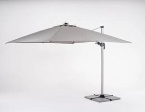 Napoli-Deluxe napernyő szürke 300x300cm