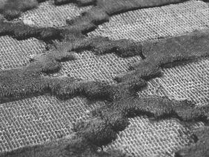 Sötétszürke szőnyeg 140 x 200 cm CIZRE