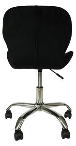 ARCHIV NERO VELVET fekete irodai szék
