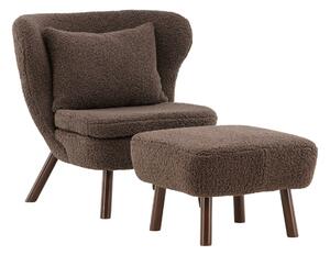 Fotel Dallas 3288, Kárpit, 80x61x85cm, Barna