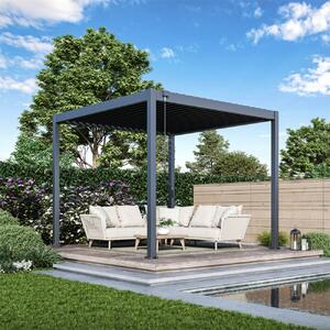 Bioklimatikus acél pergola 3x3m ECOLINE