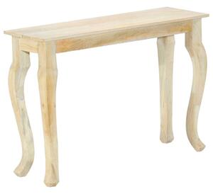 VidaXL tömör mangófa konzolasztal 110 x 35 x 77 cm