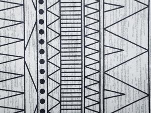 Fekete és szürke szőnyeg 140 x 200 cm KEBAN